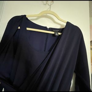 White House Black Market Navy Jumpsuit